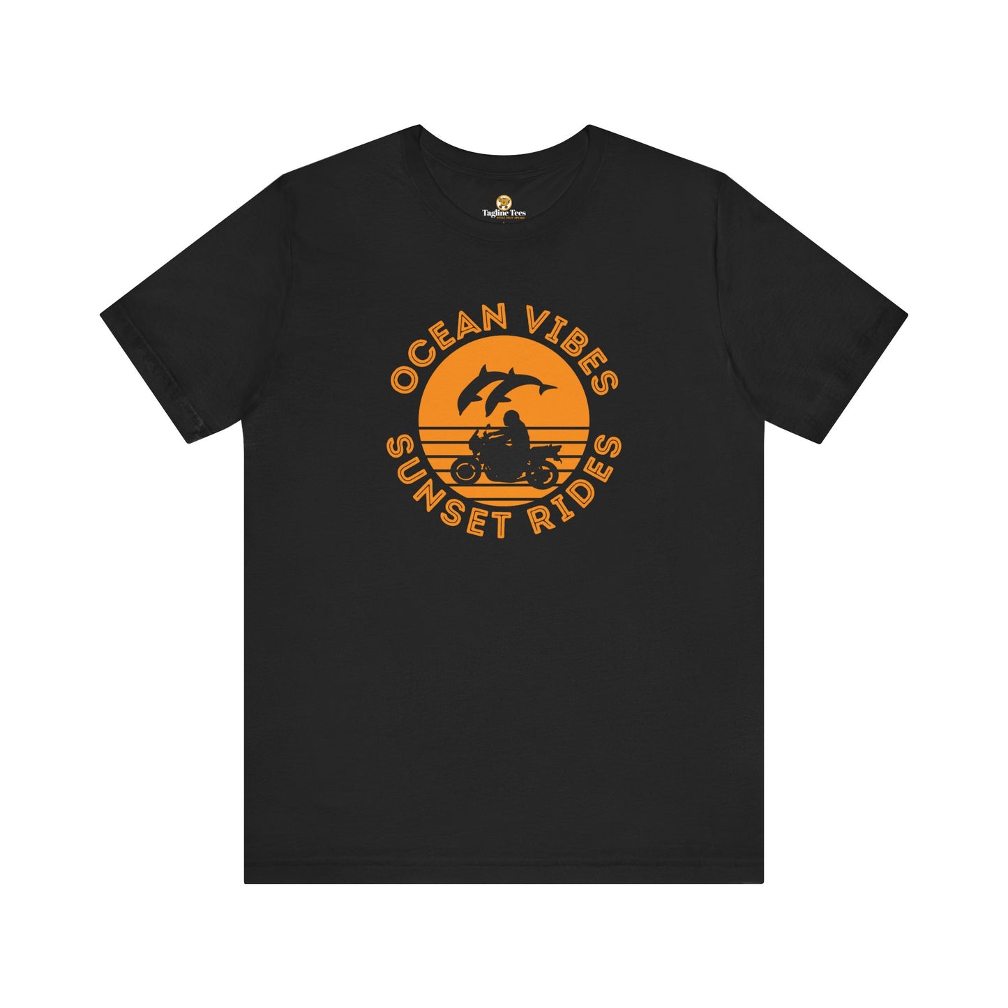 Ocean Vibes Sunset Rides Unisex Tee
