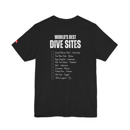 Scuba Diving T-shirt - My Scuba Diving Bucket List Unisex Tee