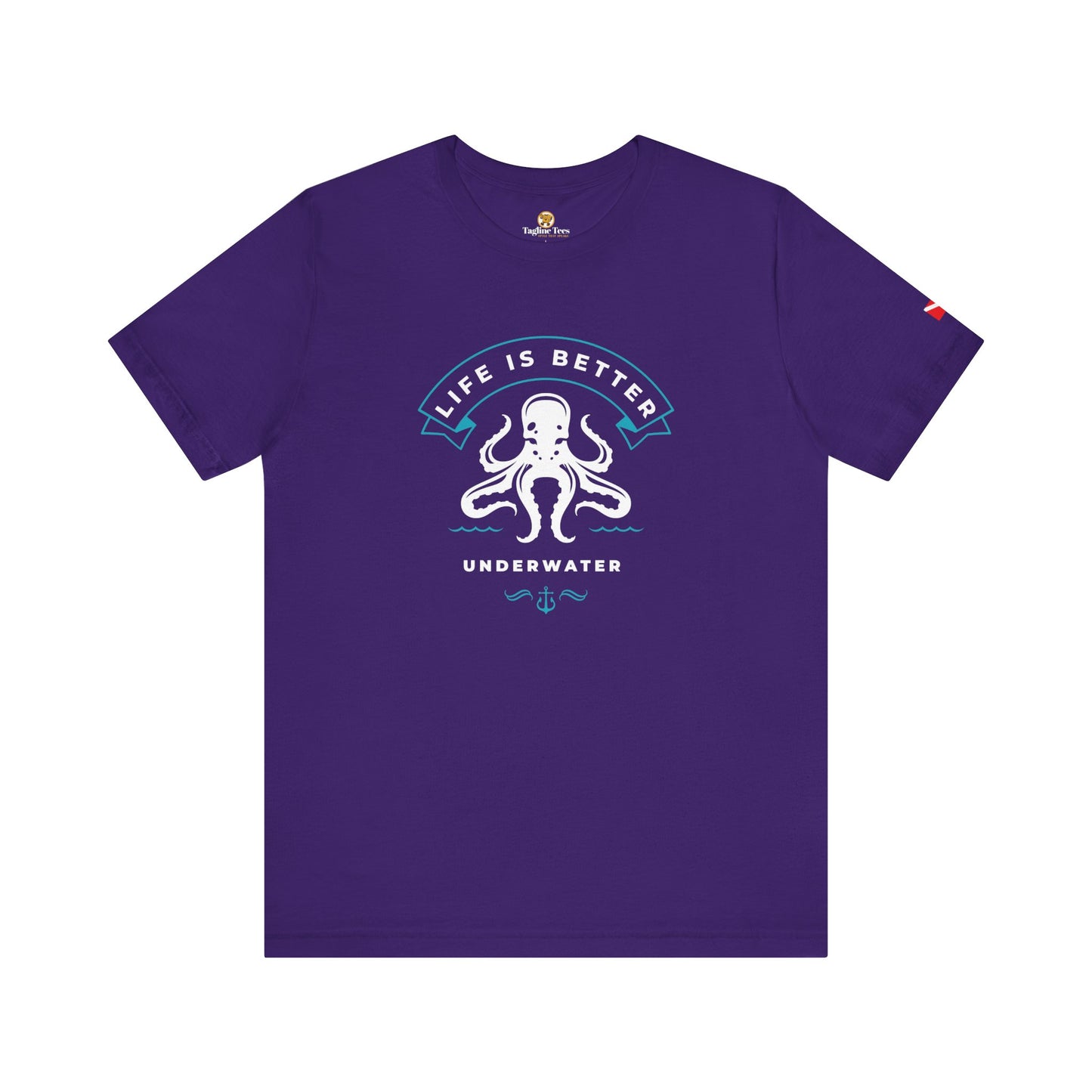 Life Is Better Underwater Scuba Diving Unisex Tee