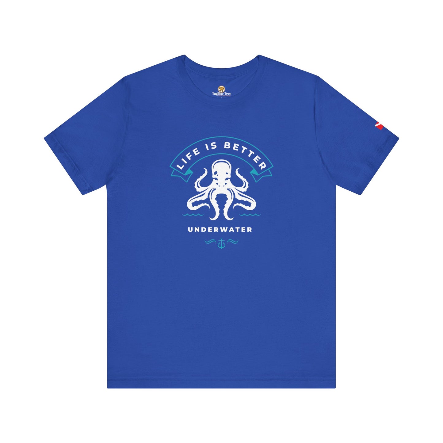 Life Is Better Underwater Scuba Diving Unisex Tee