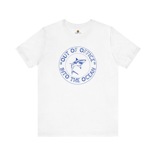 Scuba Diving T-shirt - Out of Office Into the Ocean Unisex Tee