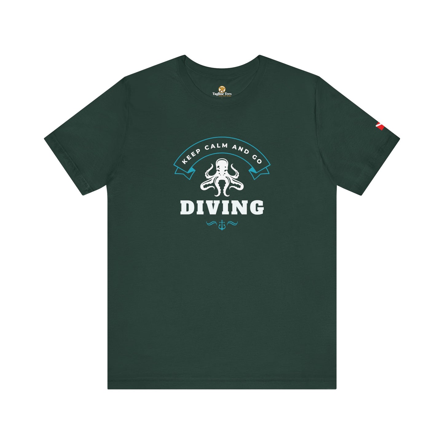 Keep Calm and Go Diving Unisex Tee