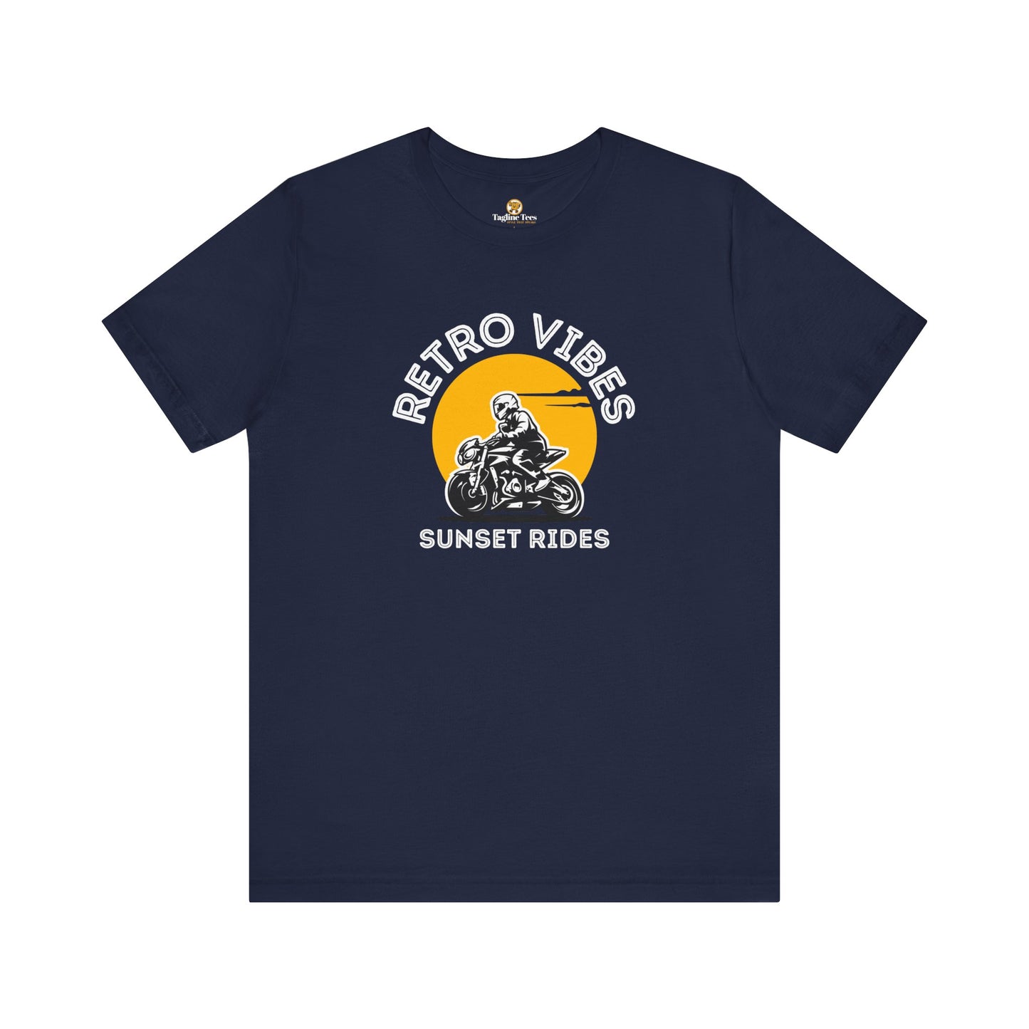 Retro Vibes Sunset Rides Unisex Tee