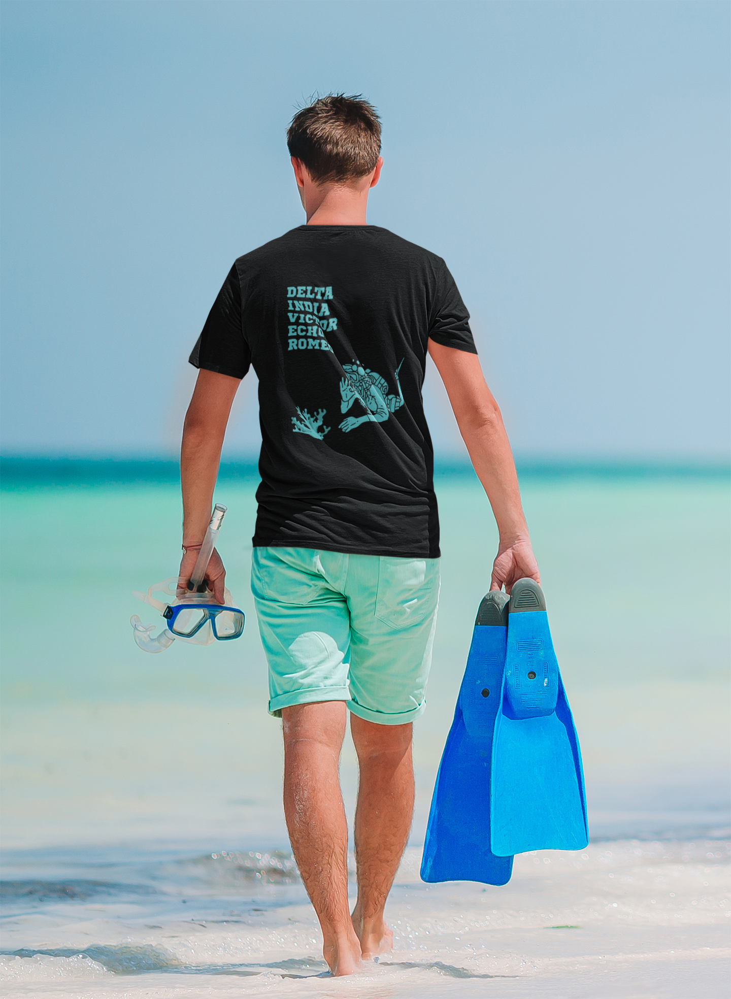 DIVER Underwater Adventure Unisex Tee