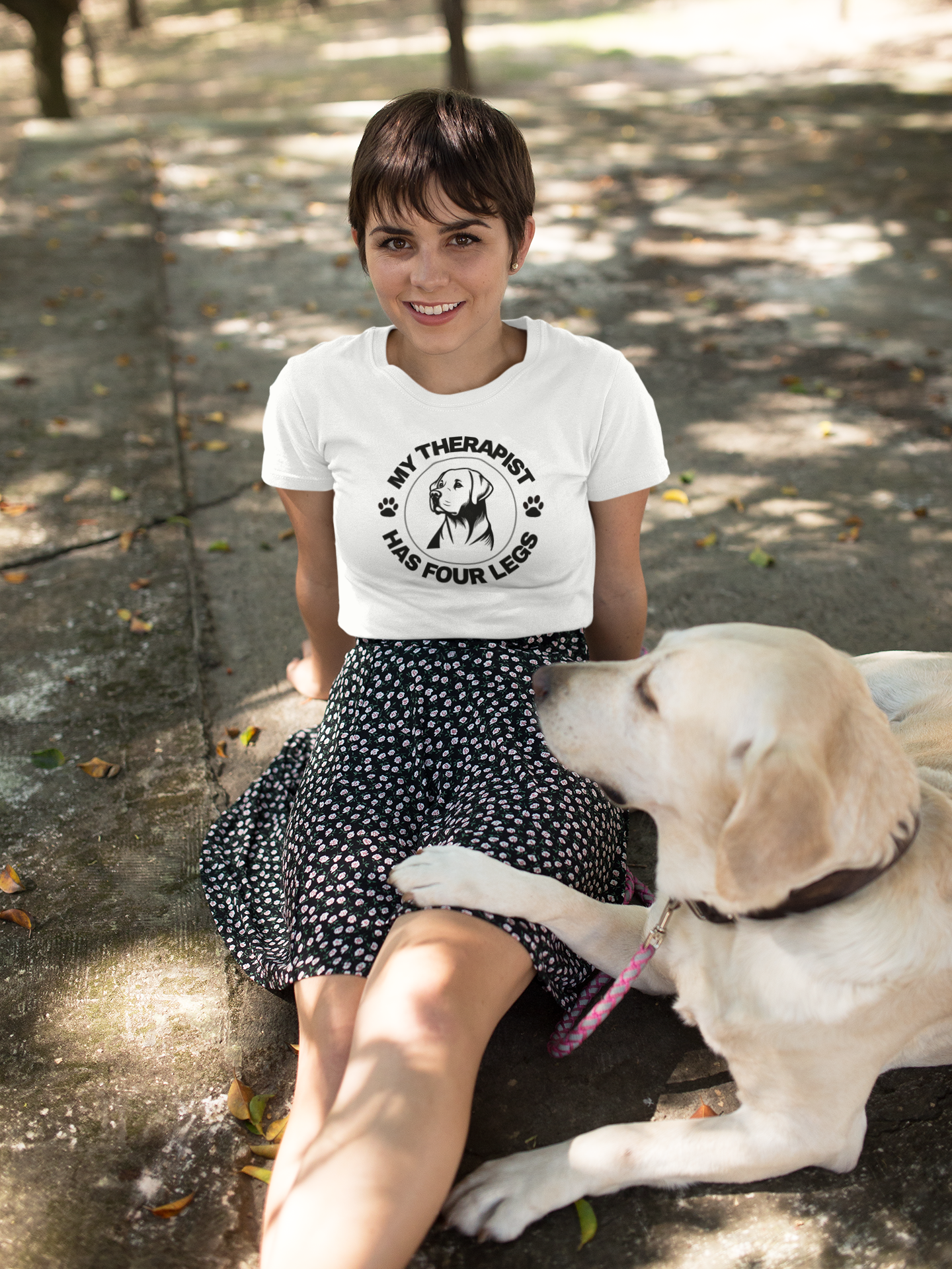 Dog Lovers Tees - My Therapist Has Four Legs