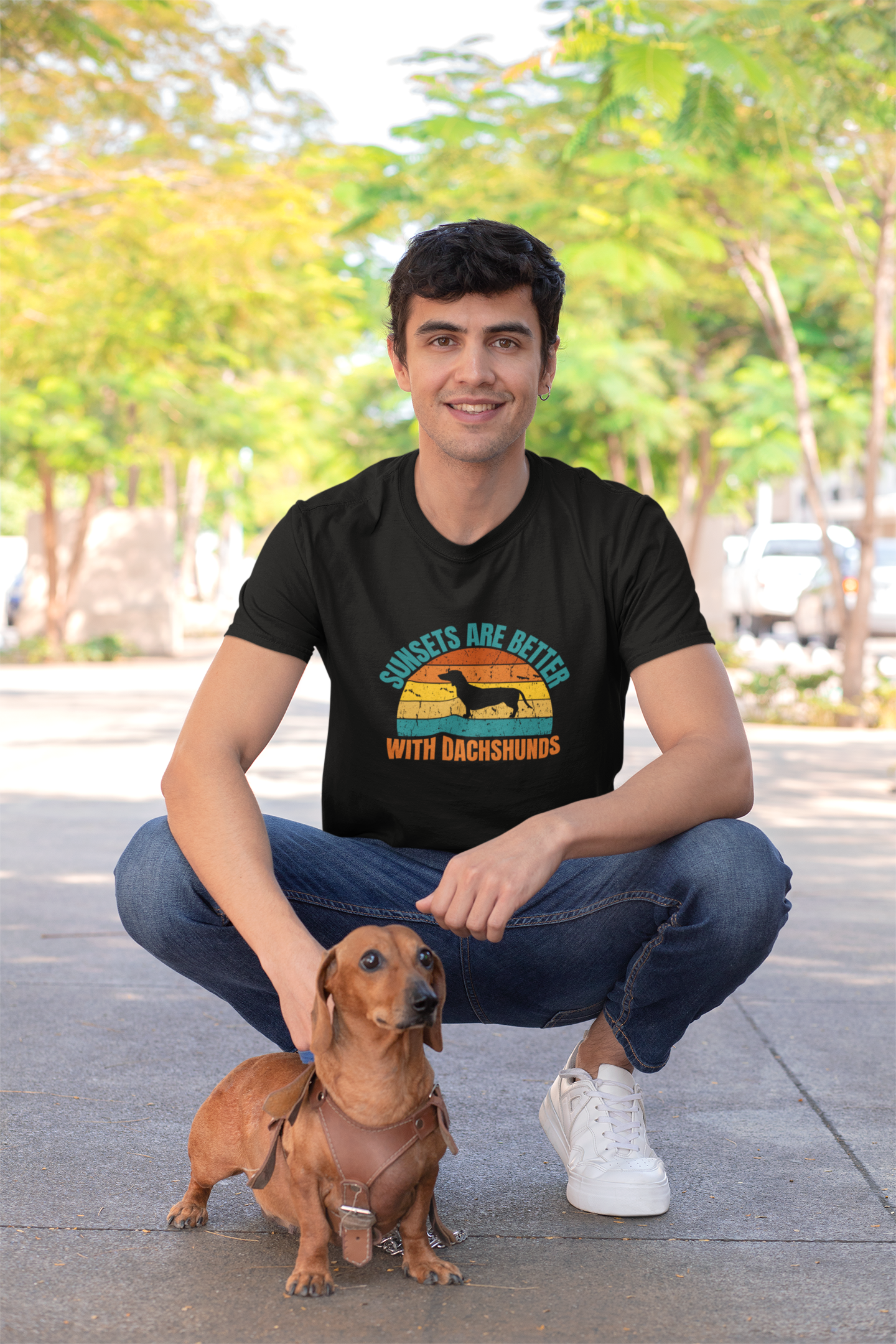 Dog Lovers Tees - Sunsets Are Better With...