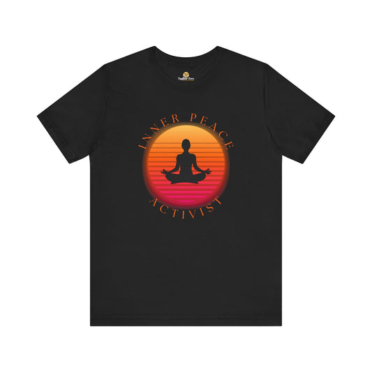 Inner Peace Activist – Retro Yoga Unisex Tee