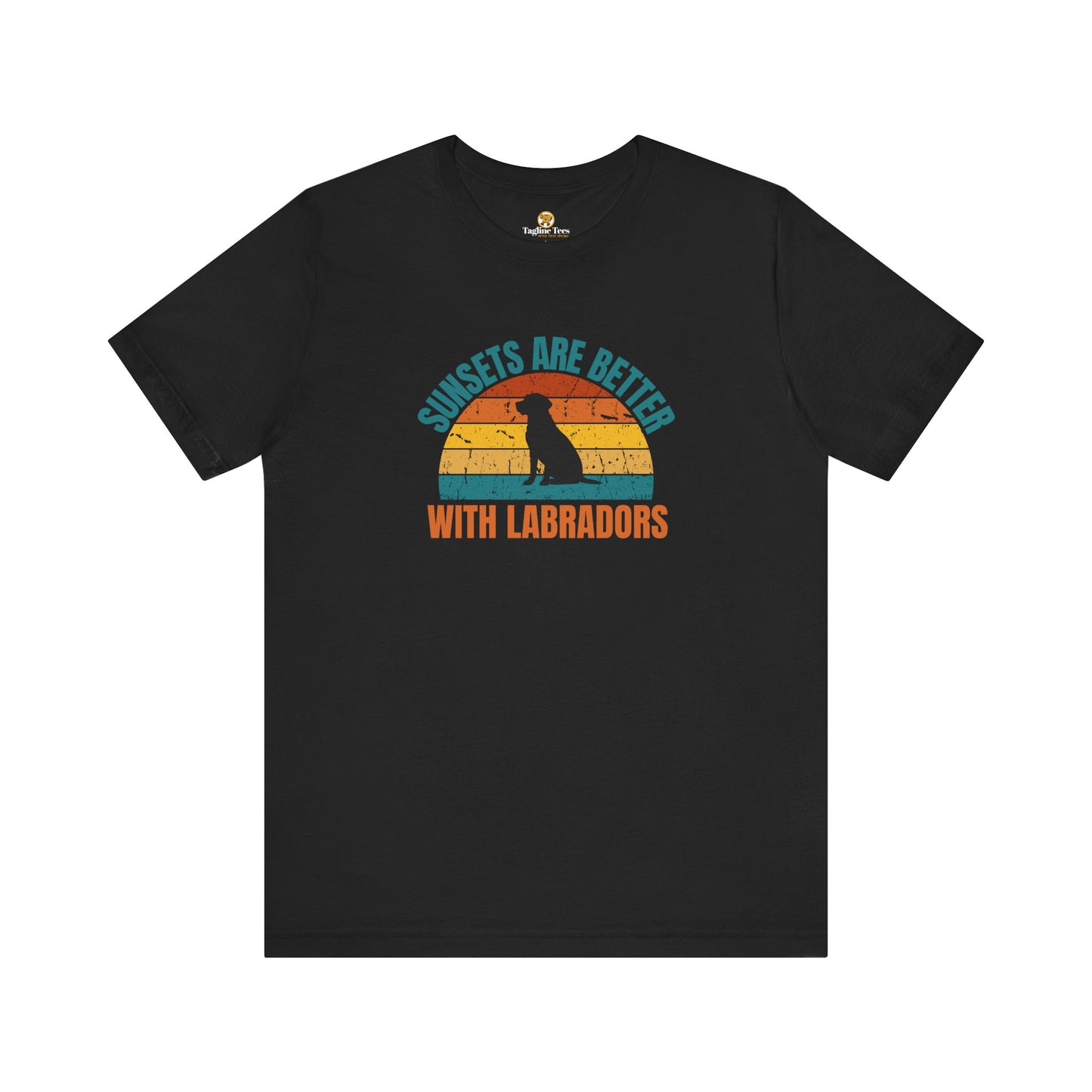 Sunsets Are Better With Labradors Unisex Tee