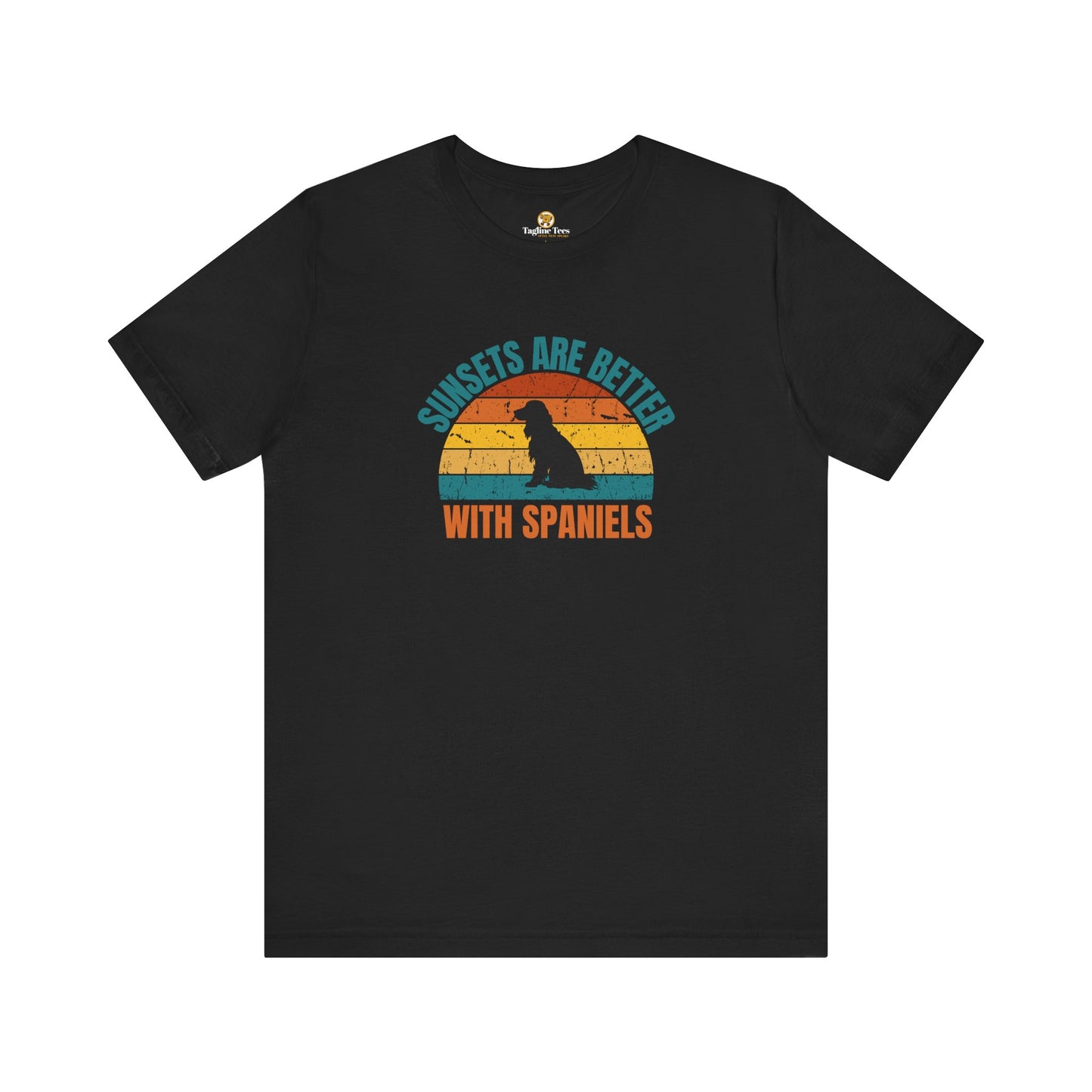 Sunsets Are Better With Spaniels Unisex Tee