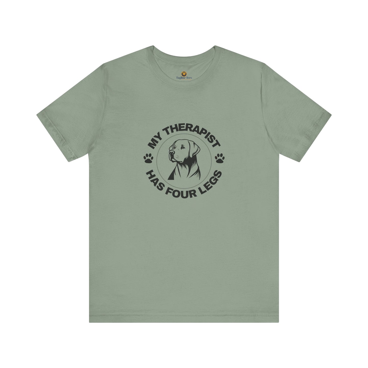 My Therapist Has Four Legs, Labrador, Dog Lover Tee, Funny Pet Owner Shirt, Unisex Dog Lover Gift, Animal Therapy T-Shirt, Pet Parent Humor Tee