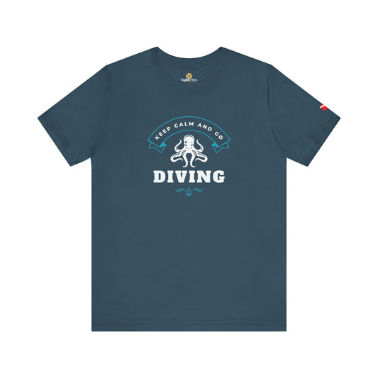Keep Calm and Go Diving Unisex Tee