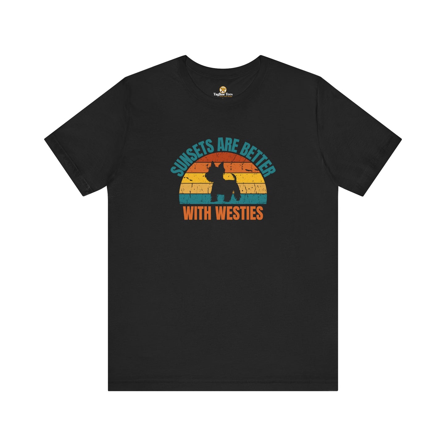 Sunsets Are Better With Westies Unisex Tee