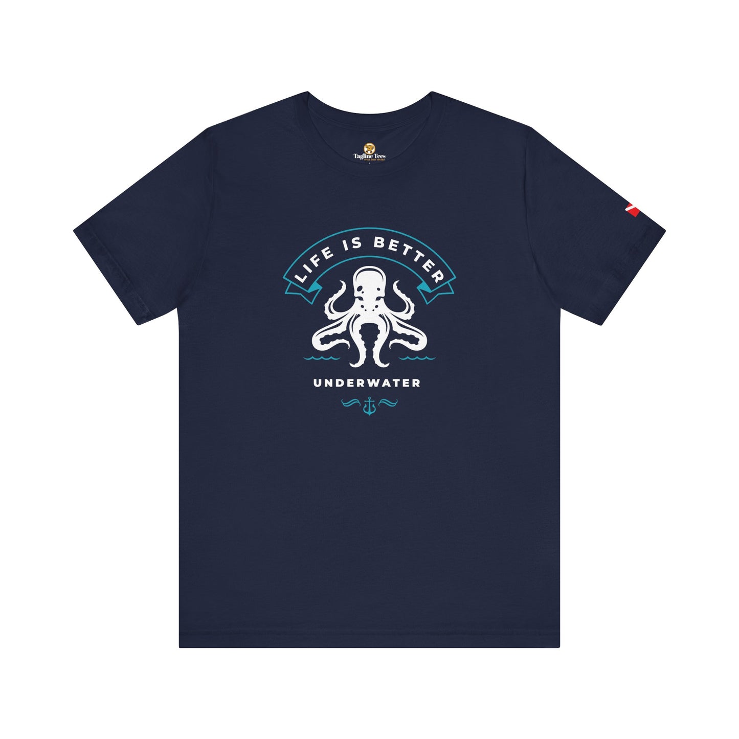 Life Is Better Underwater Scuba Diving Unisex Tee