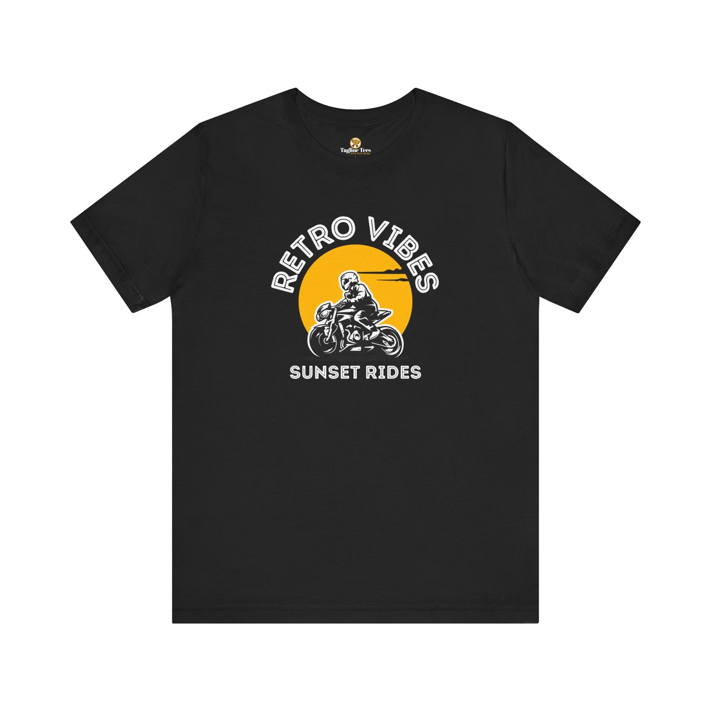 Retro Vibes Sunset Rides Unisex Tee