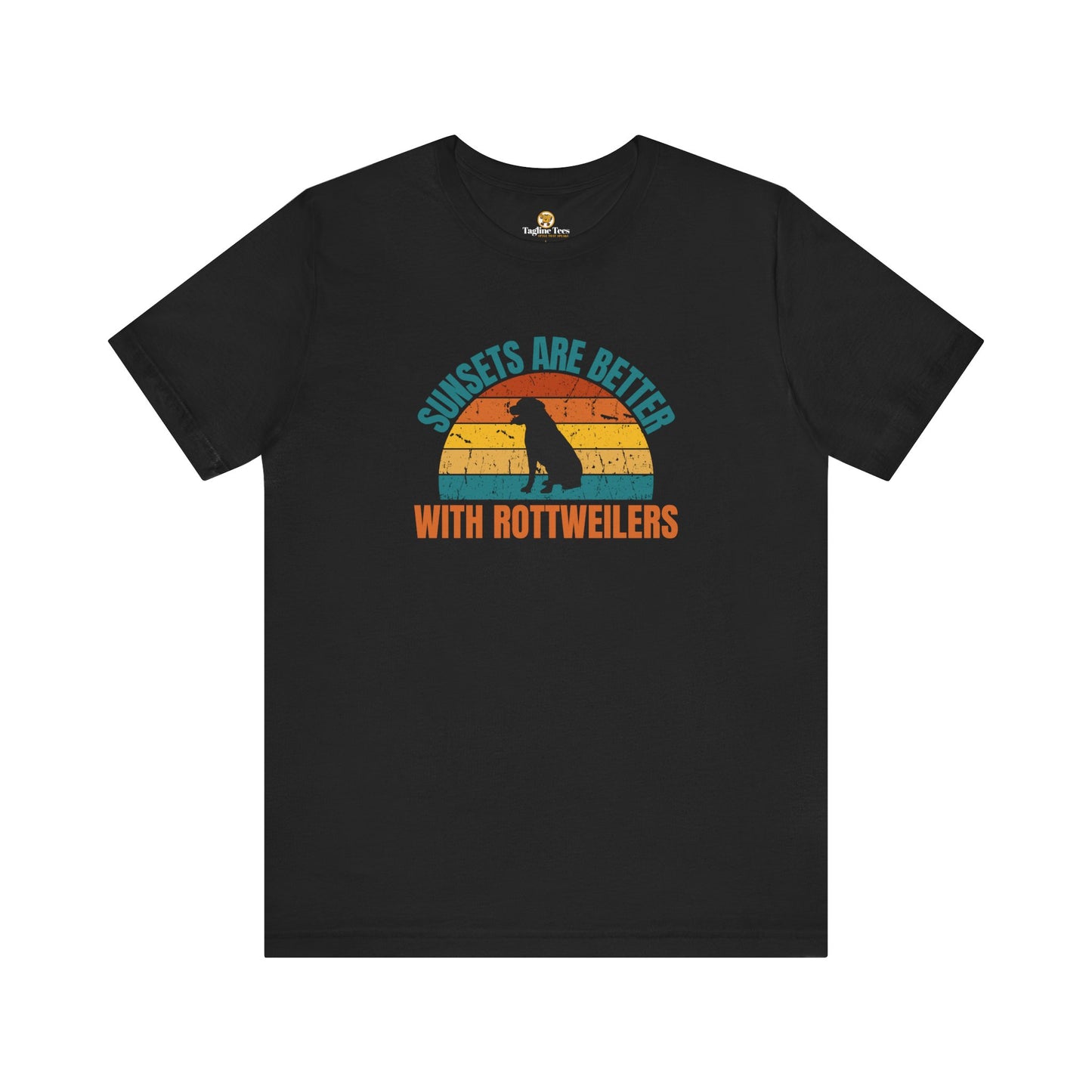 Sunsets Are Better With Rottweilers Unisex Tee