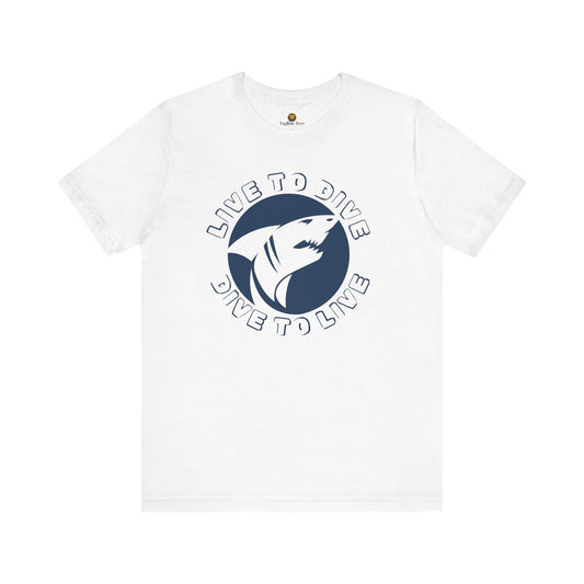 Live To Dive Unisex Jersey Short Sleeve Tee with 'BON VOYAGE' Design - Beachwear, Gift for Divers, Summer Vibes, Ocean Lover Tee, [...]