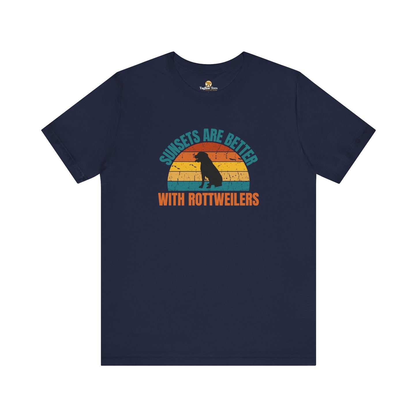 Sunsets Are Better With Rottweilers Unisex Tee