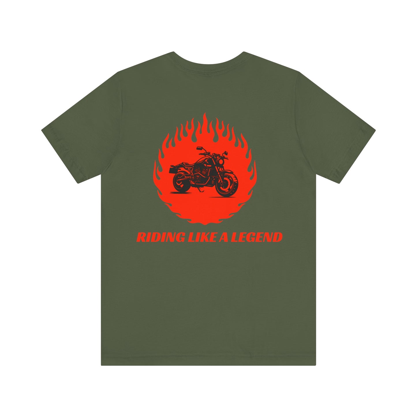 Riding Like a Legend Motorbike Unisex Tee