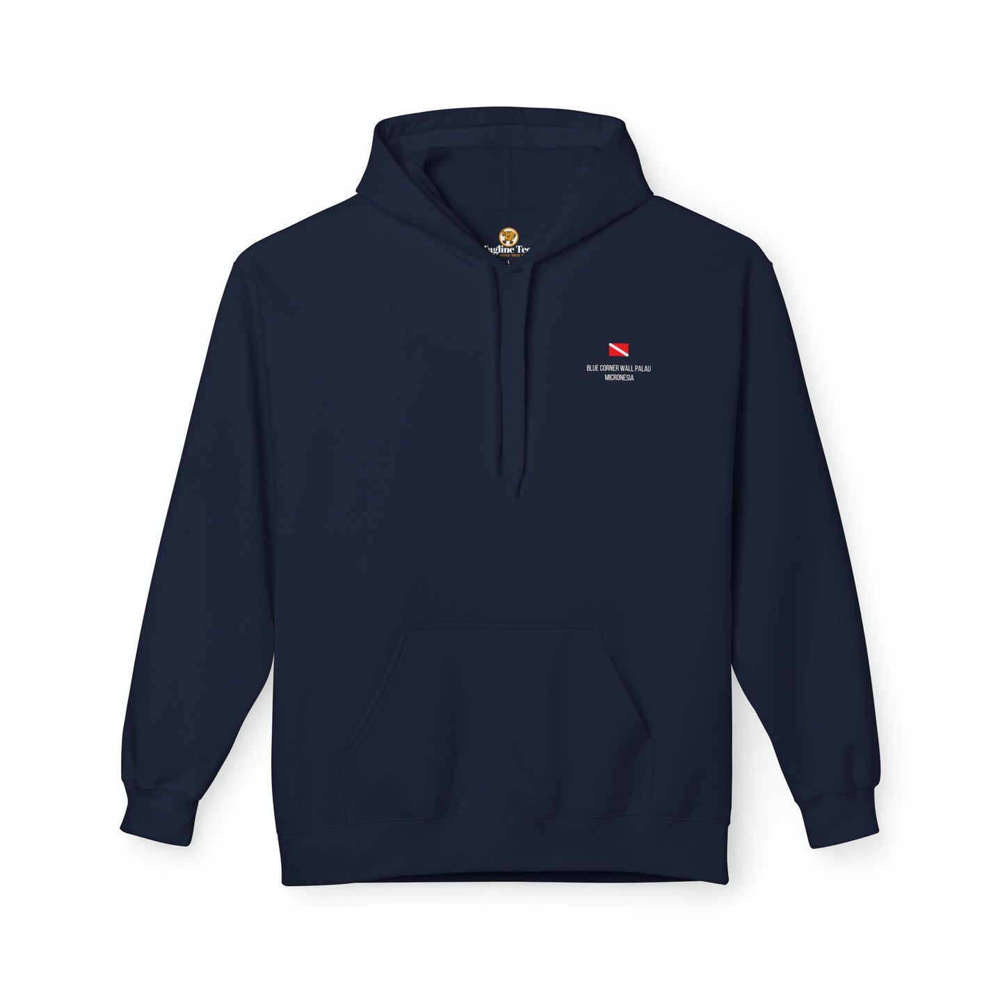 Blue Corner Wall Scuba Diving Unisex Hoodie