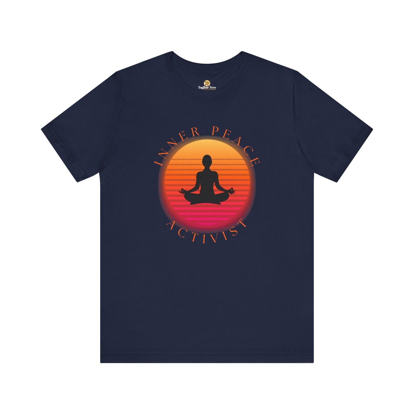 Inner Peace Activist – Retro Yoga Unisex Tee