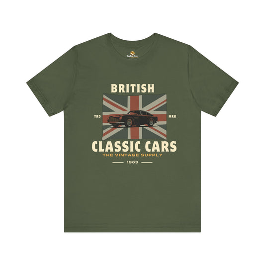 British Classic Cars Unisex Tee