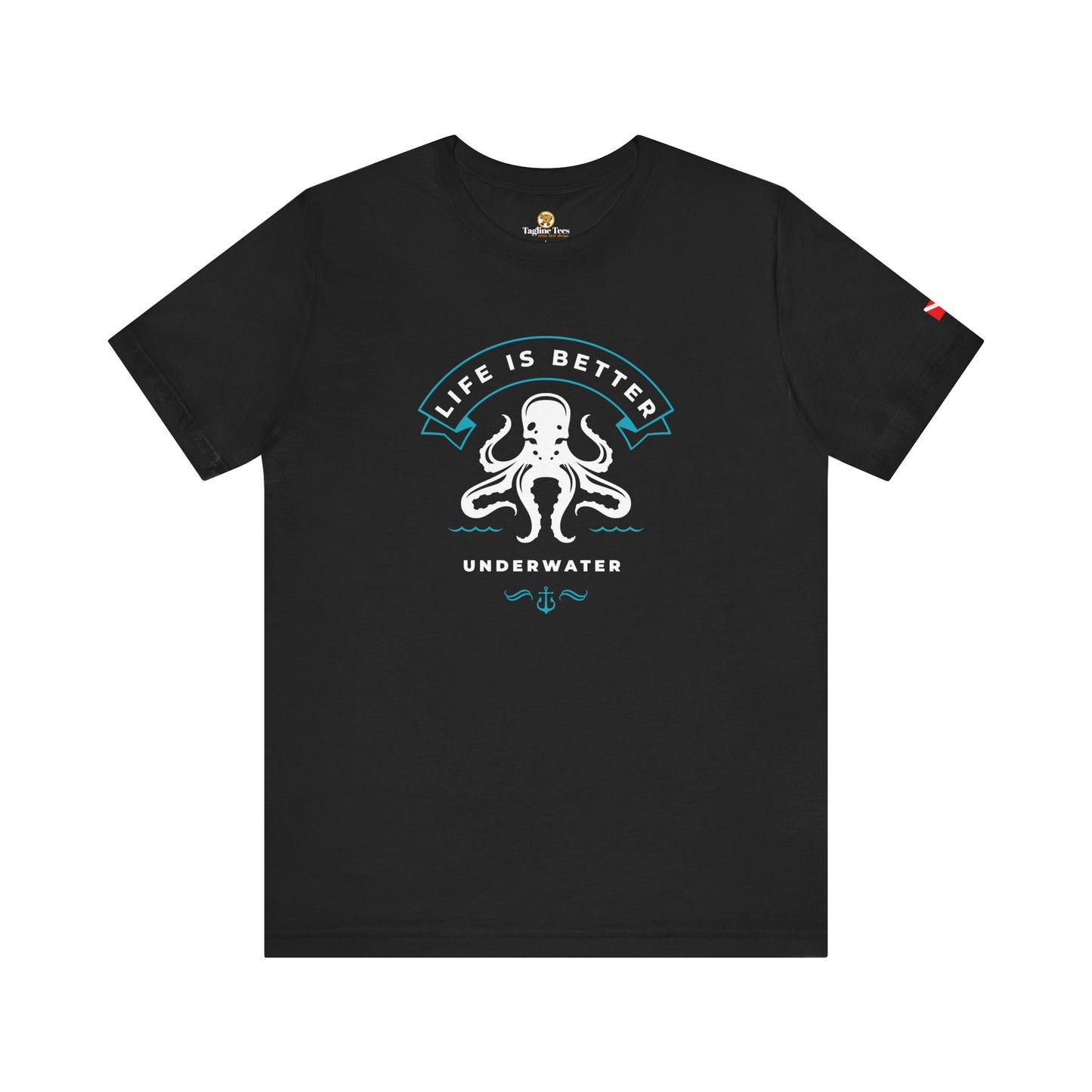 Life Is Better Underwater Scuba Diving Unisex Tee