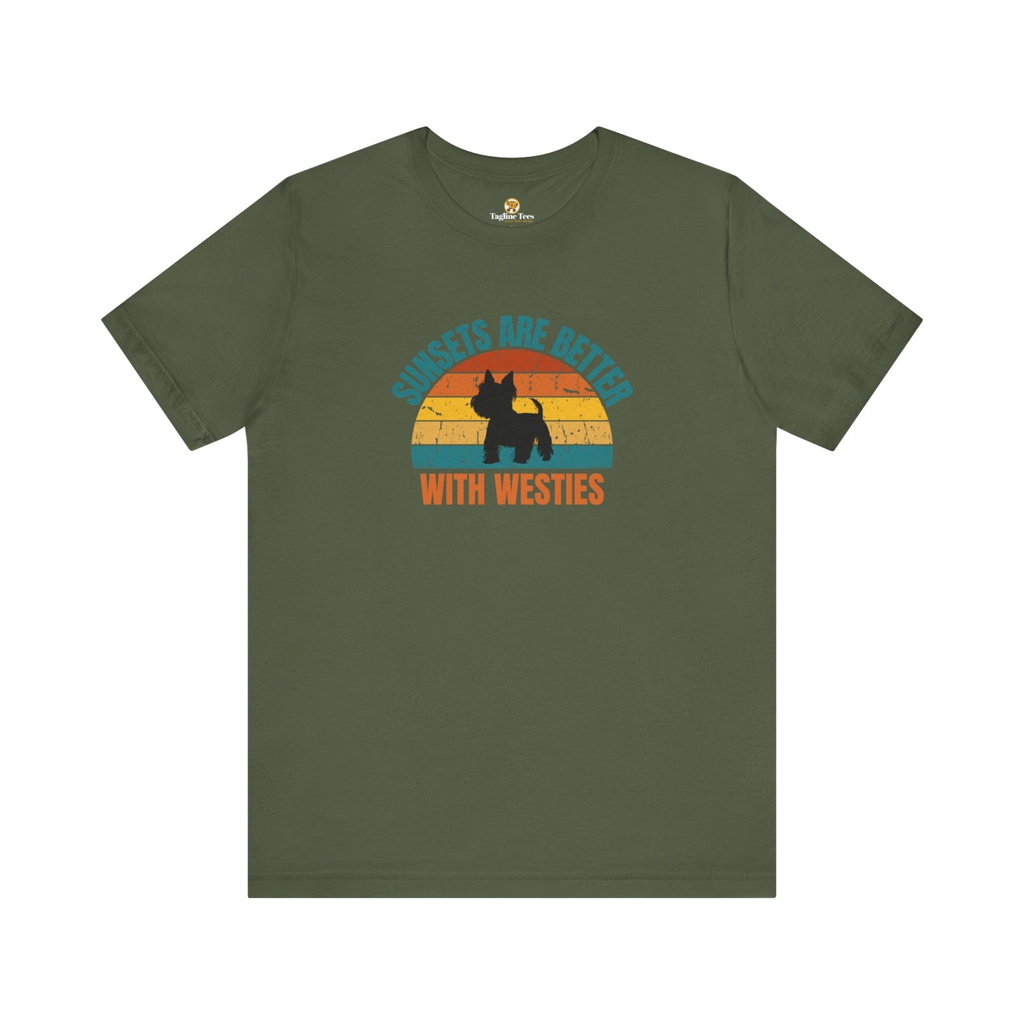 Sunsets Are Better With Westies Unisex Tee