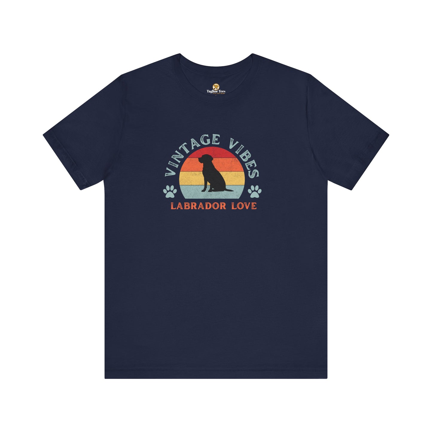 Vintage Labrador Unisex Jersey Short Sleeve Tee