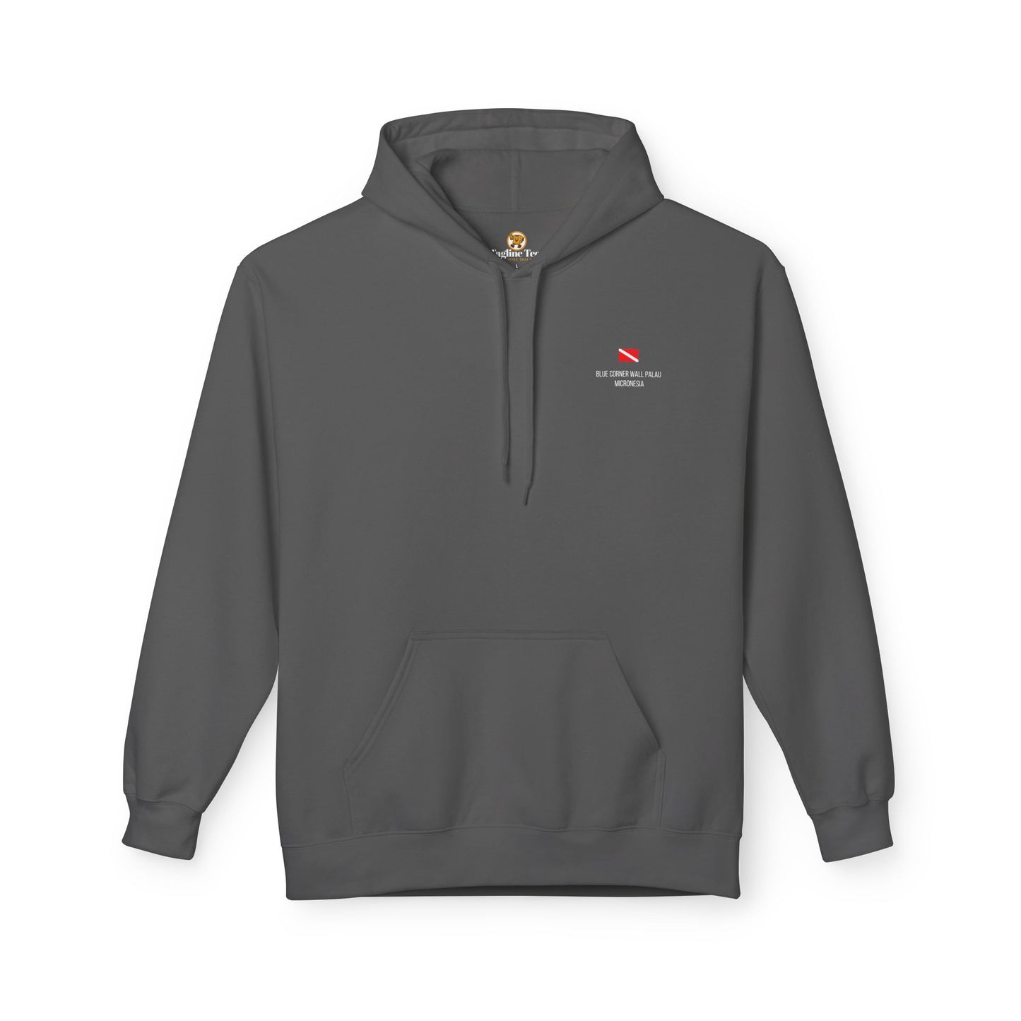 Blue Corner Wall Scuba Diving Unisex Hoodie