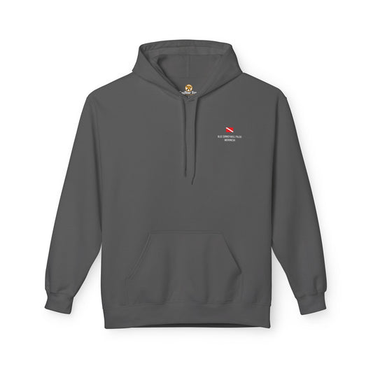 Blue Corner Wall Scuba Diving Unisex Hoodie