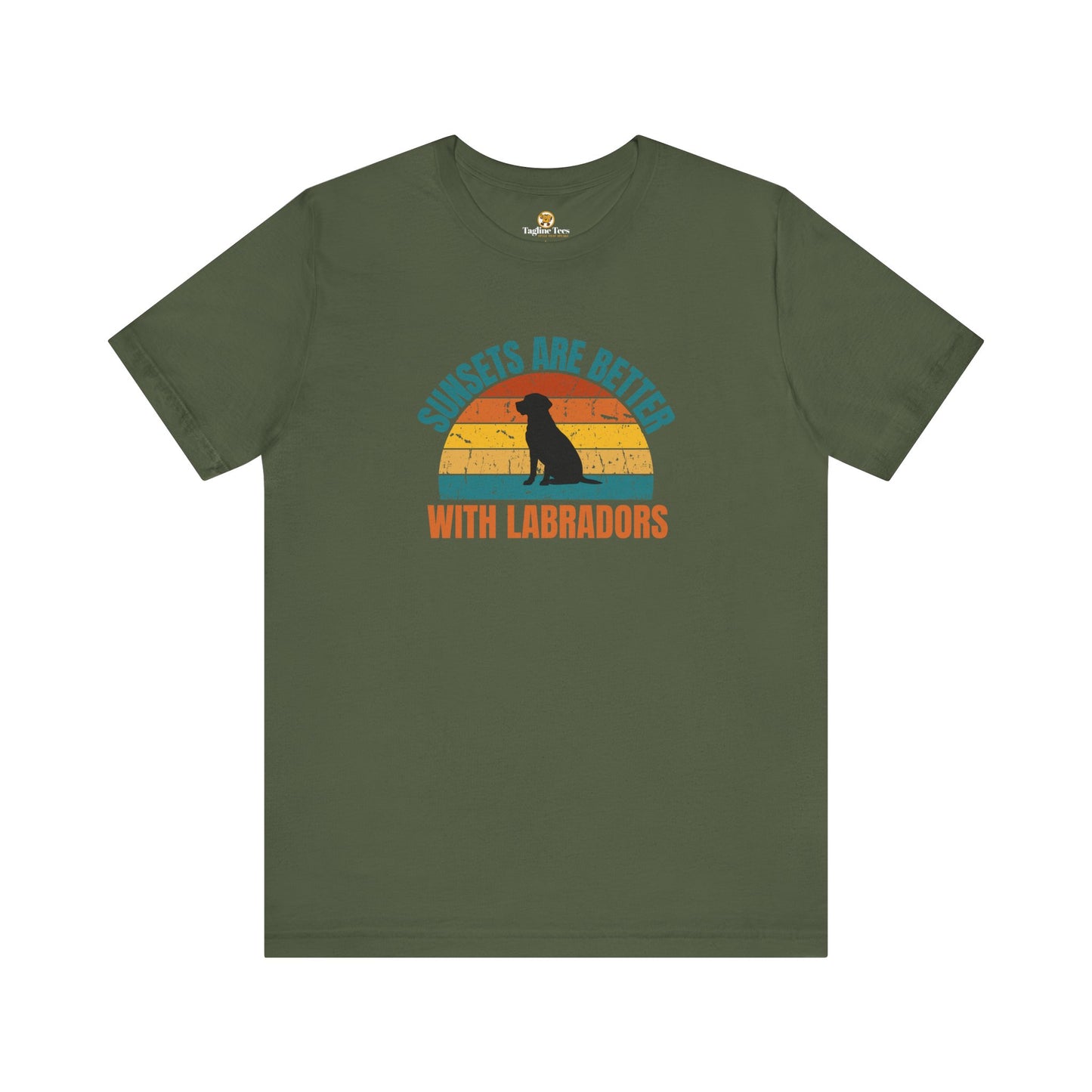 Sunsets Are Better With Labradors Unisex Tee
