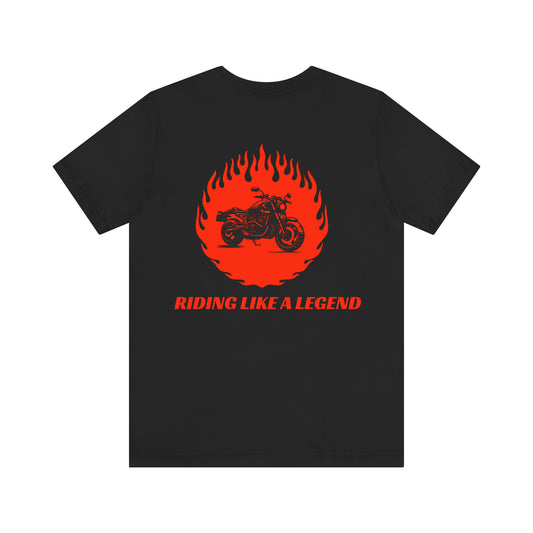 Riding Like a Legend Motorbike Unisex Tee