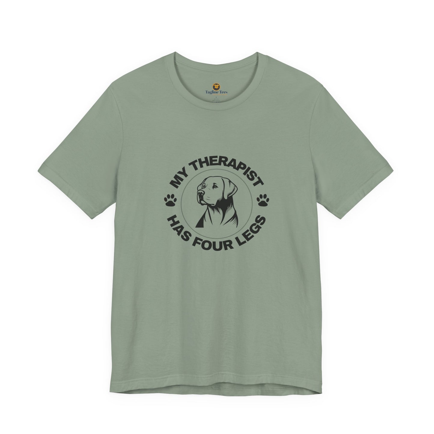 My Therapist Has Four Legs, Labrador, Dog Lover Tee, Funny Pet Owner Shirt, Unisex Dog Lover Gift, Animal Therapy T-Shirt, Pet Parent Humor Tee
