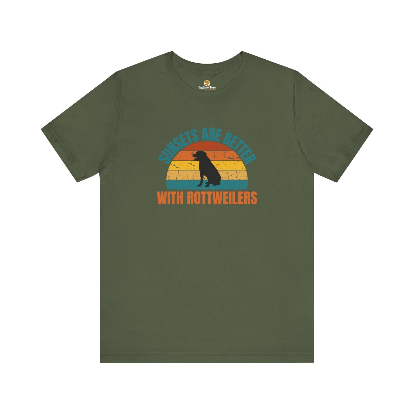 Sunsets Are Better With Rottweilers Unisex Tee