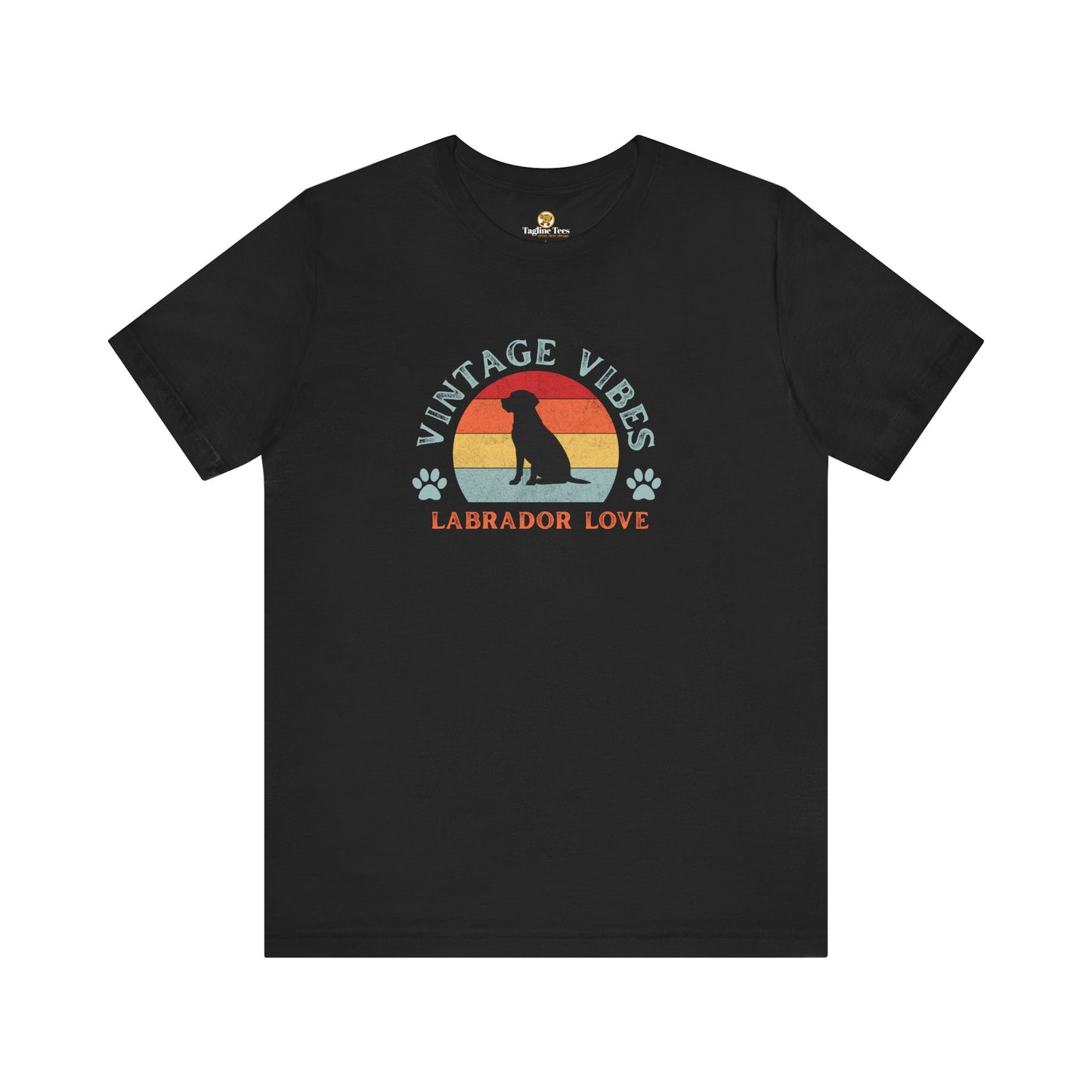 Vintage Labrador Unisex Jersey Short Sleeve Tee