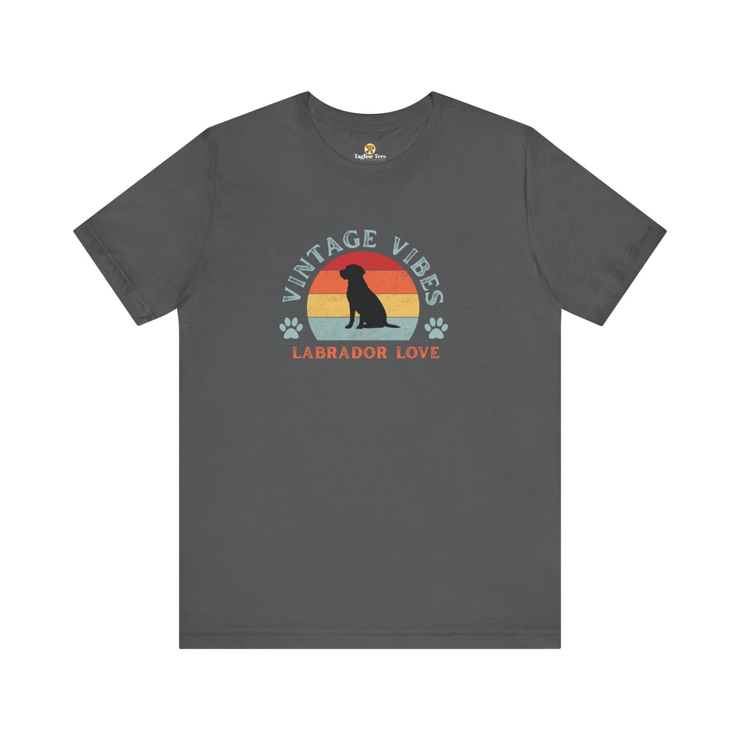 Vintage Labrador Unisex Jersey Short Sleeve Tee