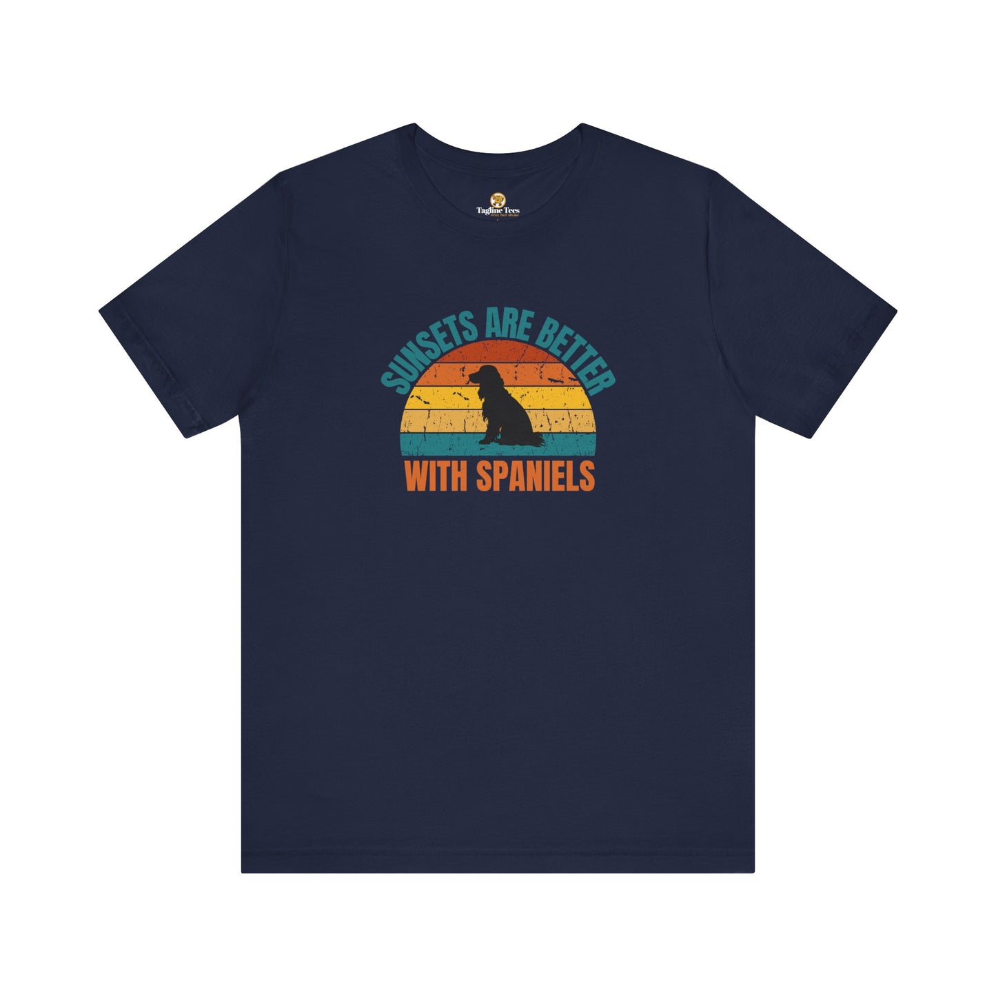 Sunsets Are Better With Spaniels Unisex Tee